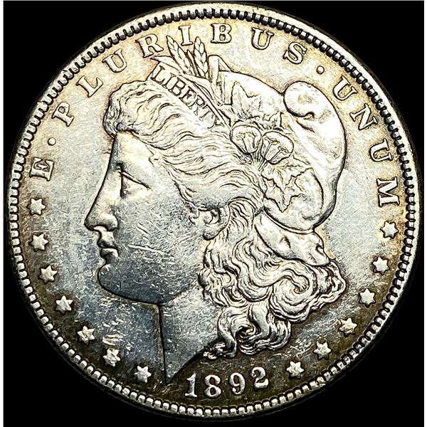 1892 Silver Morgan Dollar CLOSELY  UNCIRCULATED