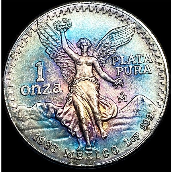 1983 Mexico Silver 1 Onza Libertad GEM BU