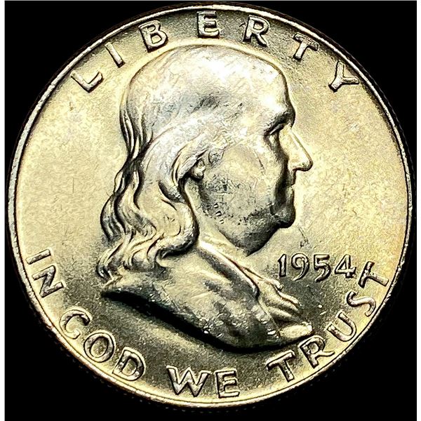 1954-D Silver Franklin Half Dollar  UNCIRCULATED