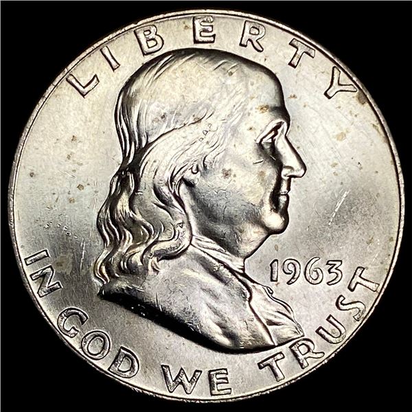 1963-D Silver Franklin Half Dollar  UNCIRCULATED