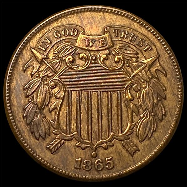 1865 Two-Cent Piece UNCIRCULATED