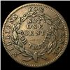 Image 2 : 1837 Hard Times Token "Not One Cent" CLOSELY  UNCIRCULATED