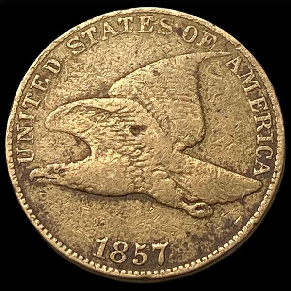1857 Flying Eagle Cent LIGHTLY CIRCULATED