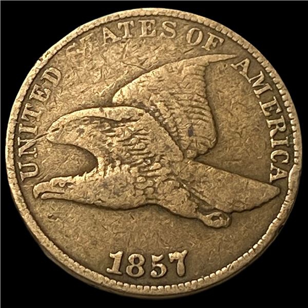 1857 Flying Eagle Cent LIGHTLY CIRCULATED