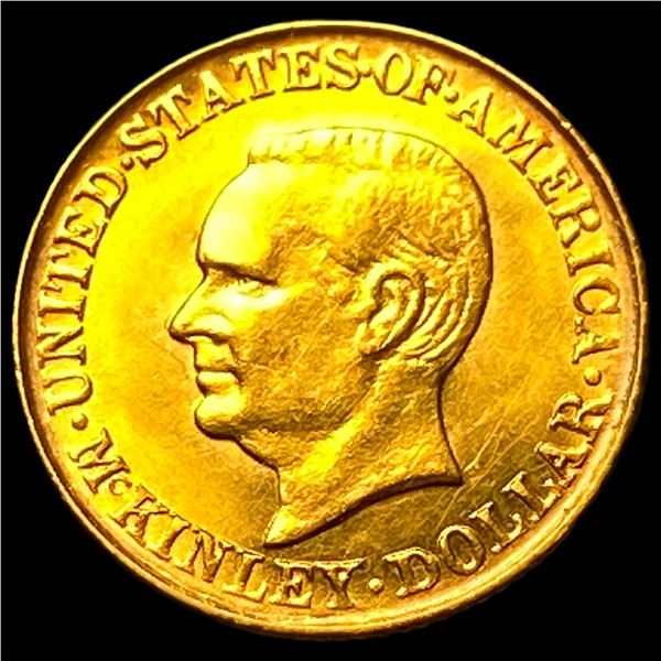1917 Gold $1 McKinley Commemorative UNCIRCULATED