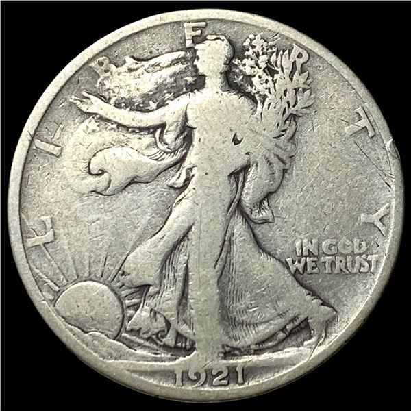 1921 Silver Walking Liberty Half Dollar NICELY CIRCULATED