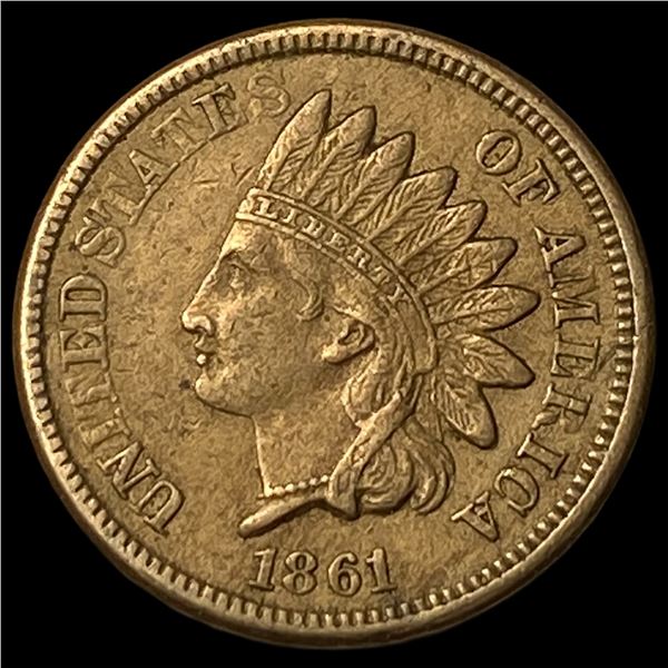 1861 Indian Head Cent CLOSELY UNCIRCULATED