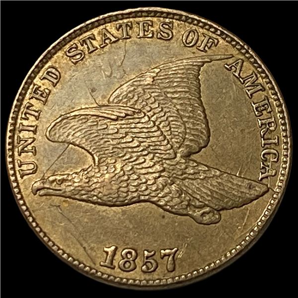 1857 Flying Eagle Cent CLOSELY UNCIRCULATED