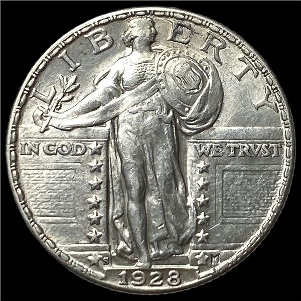 1928-S Silver Standing Liberty Quarter CHOICE BU