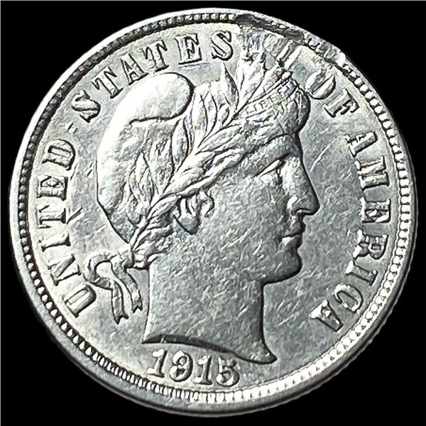 1915 Silver Barber Dime CLOSELY UNCIRCULATED