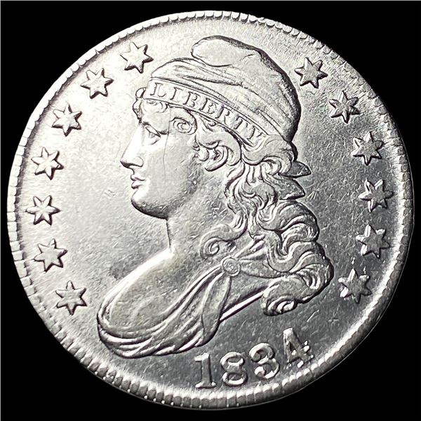 1834 Capped Bust Half Dollar CLOSELY UNCIRCULATED