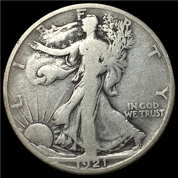 1921-S Silver Walking Liberty Half Dollar NICELY CIRCULATED