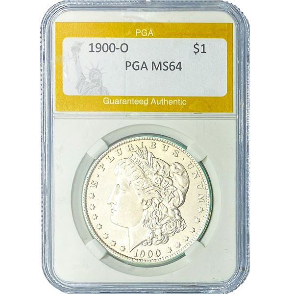 1900-O Morgan Silver Dollar PGA MS64