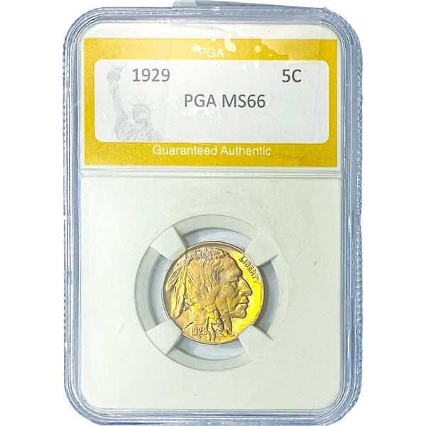 1929 Buffalo Nickel PGA MS66