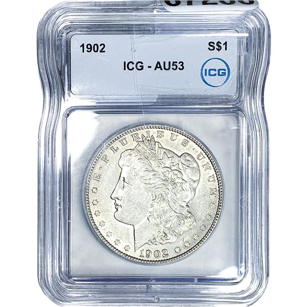 1902 Morgan Silver Dollar ICG AU53