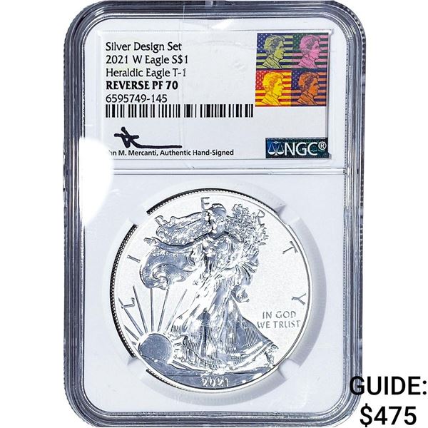 2021-W Silver Eagle NGC PF70