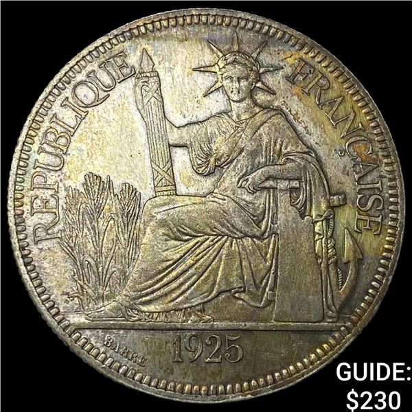 1925 French Indo-China .7813oz Silver Piastre