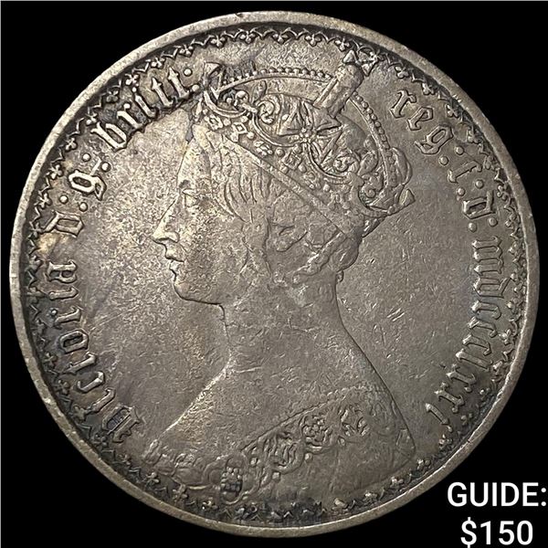 1871 England Silver 1 Florin KM-746.2