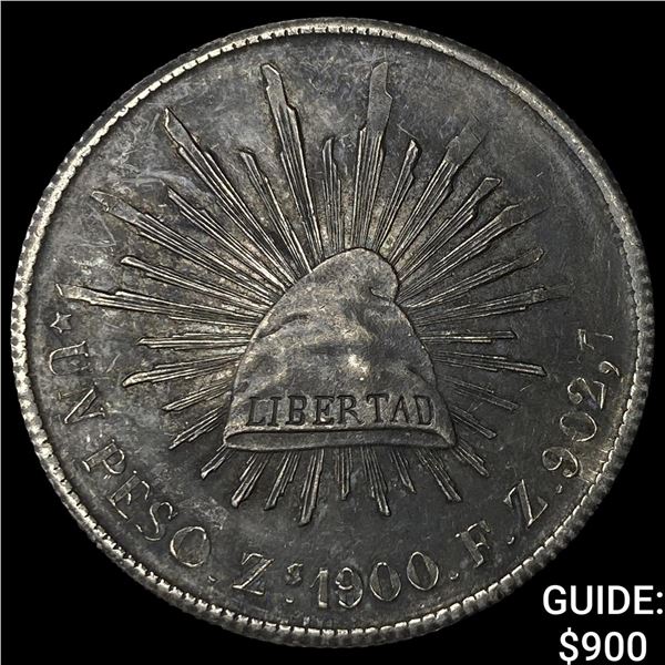 1900 Mexico Silver 1 Peso
