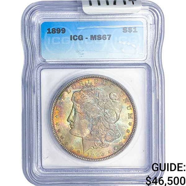 1899 Morgan Silver Dollar ICG MS67