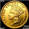Image 1 : 1854 $3 Gold Piece UNCIRCULATED