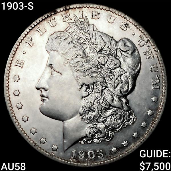 1903-S Morgan Silver Dollar CHOICE AU