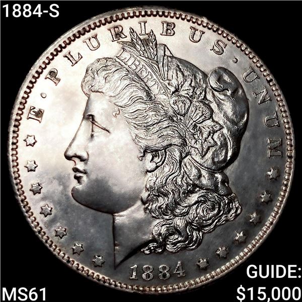 1884-S Morgan Silver Dollar UNCIRCULATED