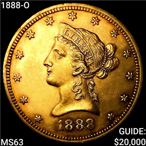 1888-O $10 Gold Eagle CHOICE BU
