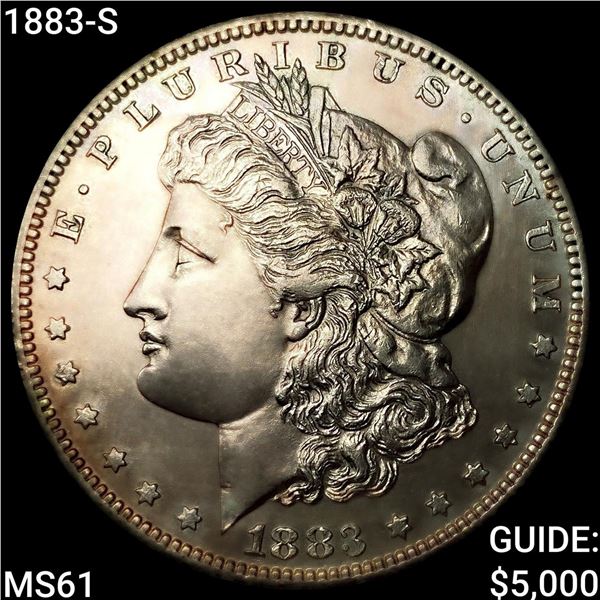 1883-S Morgan Silver Dollar UNCIRCULATED