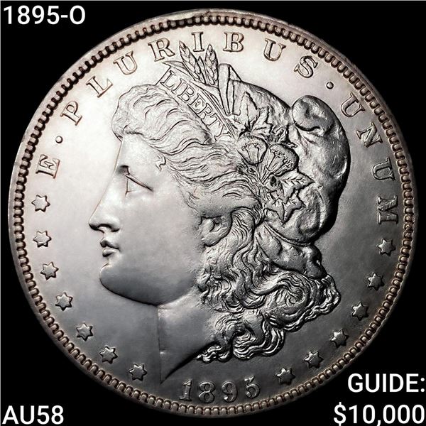 1895-O Morgan Silver Dollar CHOICE AU