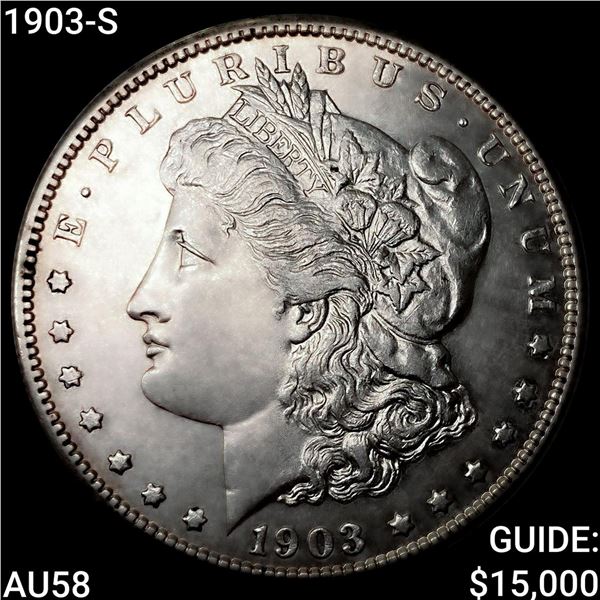 1903-S Morgan Silver Dollar CHOICE AU
