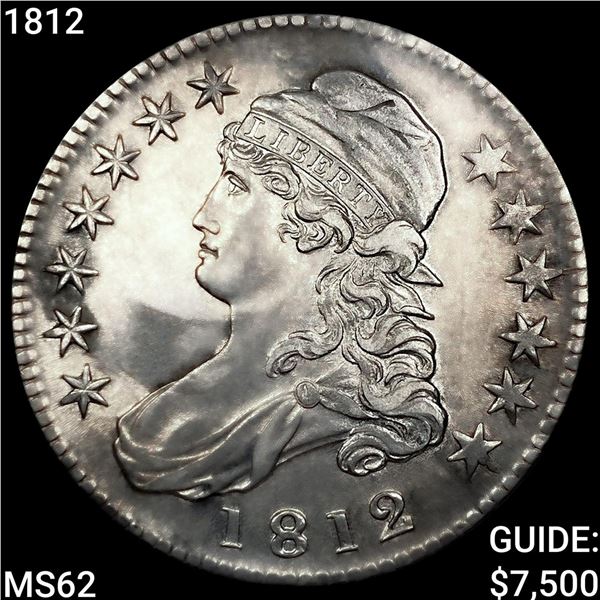 1812 Capped Bust Half Dollar UNCIRCULATED