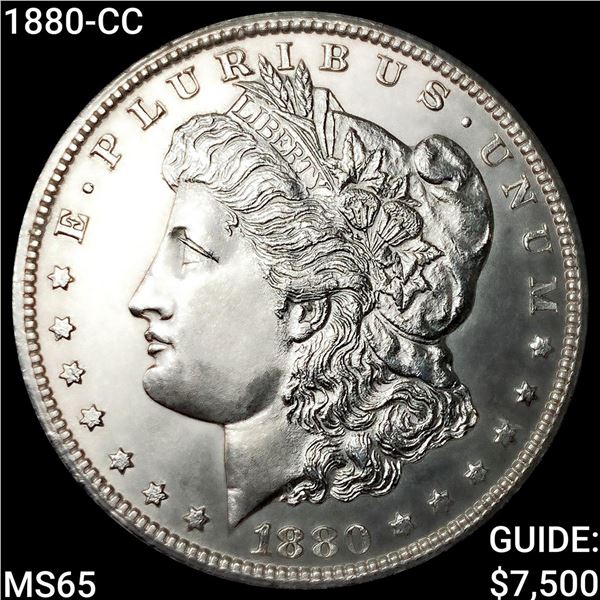 1880-CC Morgan Silver Dollar GEM BU