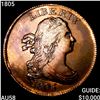 Image 1 : 1805 Draped Bust Half Cent CHOICE AU