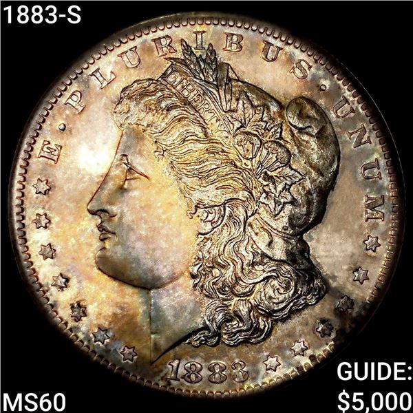 1883-S Morgan Silver Dollar UNCIRCULATED