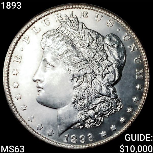 1893 Morgan Silver Dollar CHOICE BU