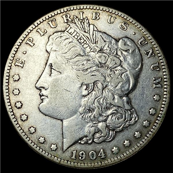 1904-S Silver Morgan Dollar NEARLY  UNCIRCULATED