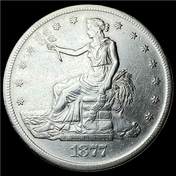 1877-S Silver Trade Dollar CLOSELY UNCIRCULATED