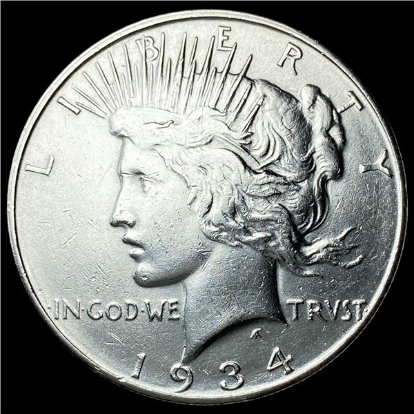 1934-D Silver Peace Dollar CLOSELY  UNCIRCULATED