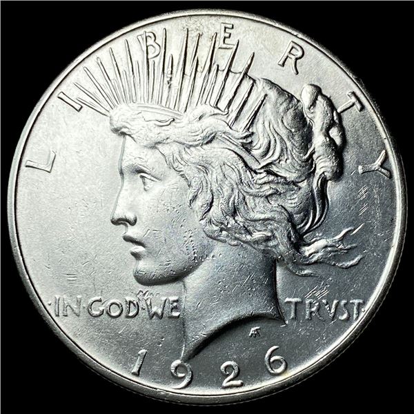 1926-S Silver Peace Dollar CHOICE AU