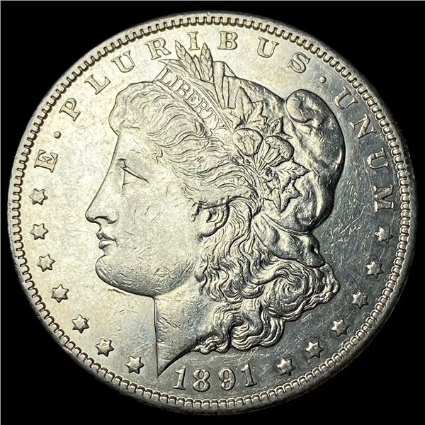 1891-CC Silver Morgan Dollar CLOSELY  UNCIRCULATED