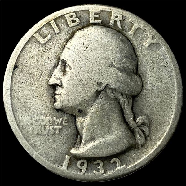 1932-D Silver Quarter Dollar LIGHTLY CIRCULATED