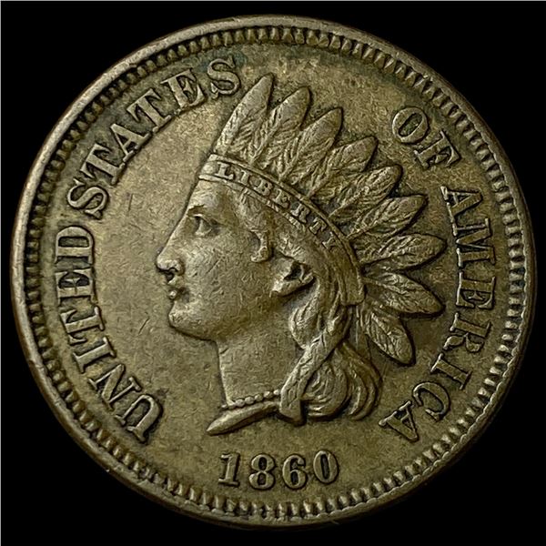 1860 Indian Head Cent CLOSELY UNCIRCULATED