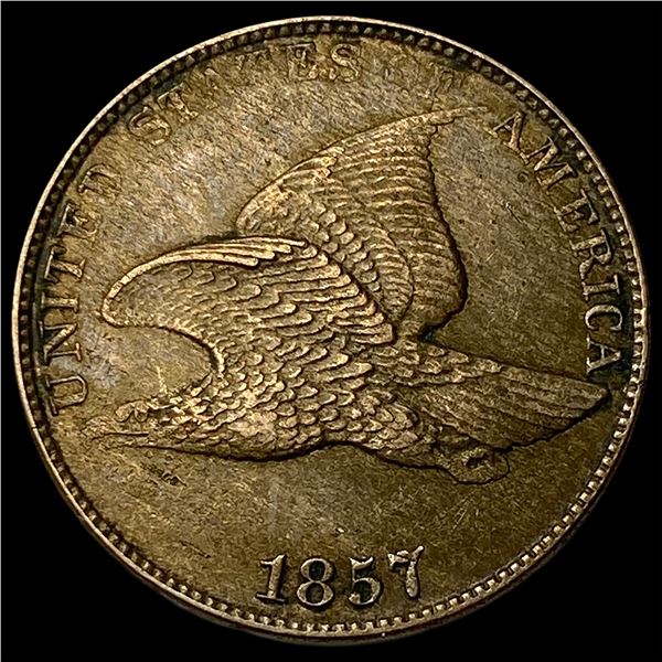 1857 Flying Eagle Cent CLOSELY UNCIRCULATED