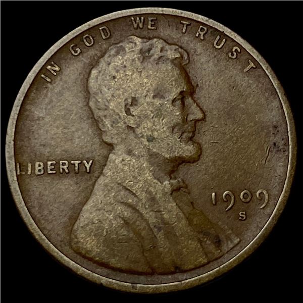 1909-S Lincoln Wheat Cent HIGH GRADE