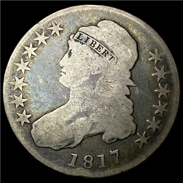 1817 Capped Bust Half Dollar NICELY  CIRCULATED