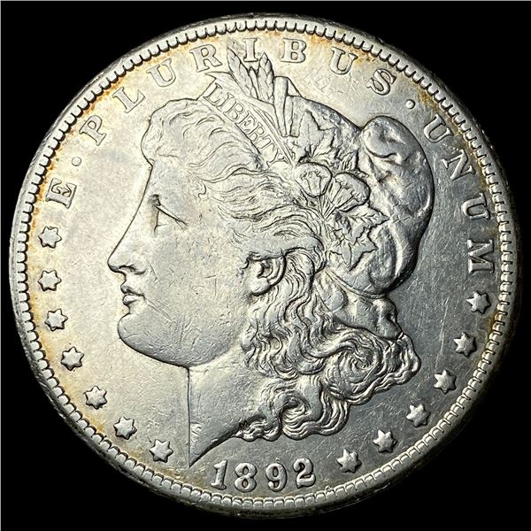 1892-CC Silver Morgan Dollar NEARLY  UNCIRCULATED