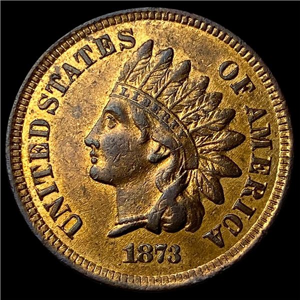 1873 Indian Head Cent CLOSELY UNCIRCULATED