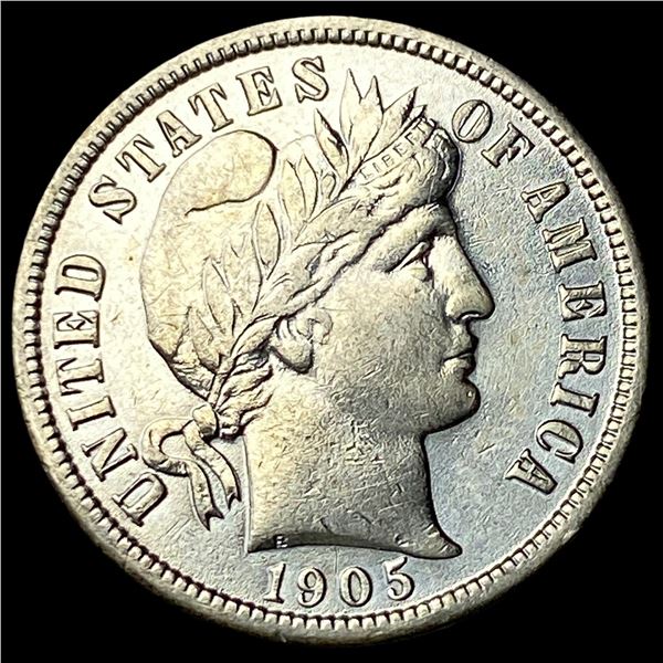 1905 Silver Barber Dime CLOSELY UNCIRCULATED