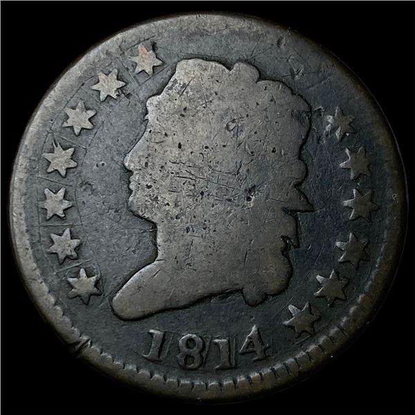 1814 Classic Head Large Cent NICELY  CIRCULATED